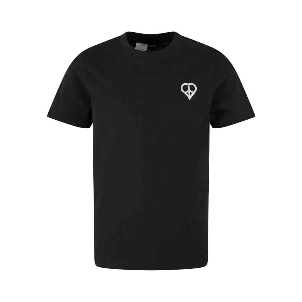 Mister Tee - Peace Lovesign EMB Tshirt Enfant - Noir